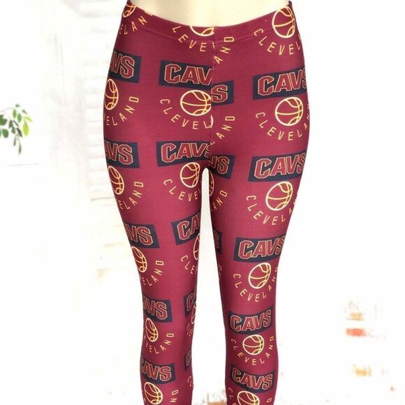 Cleveland CAVS  Cavaliers  Adult Leggings… - Picture 1 of 2